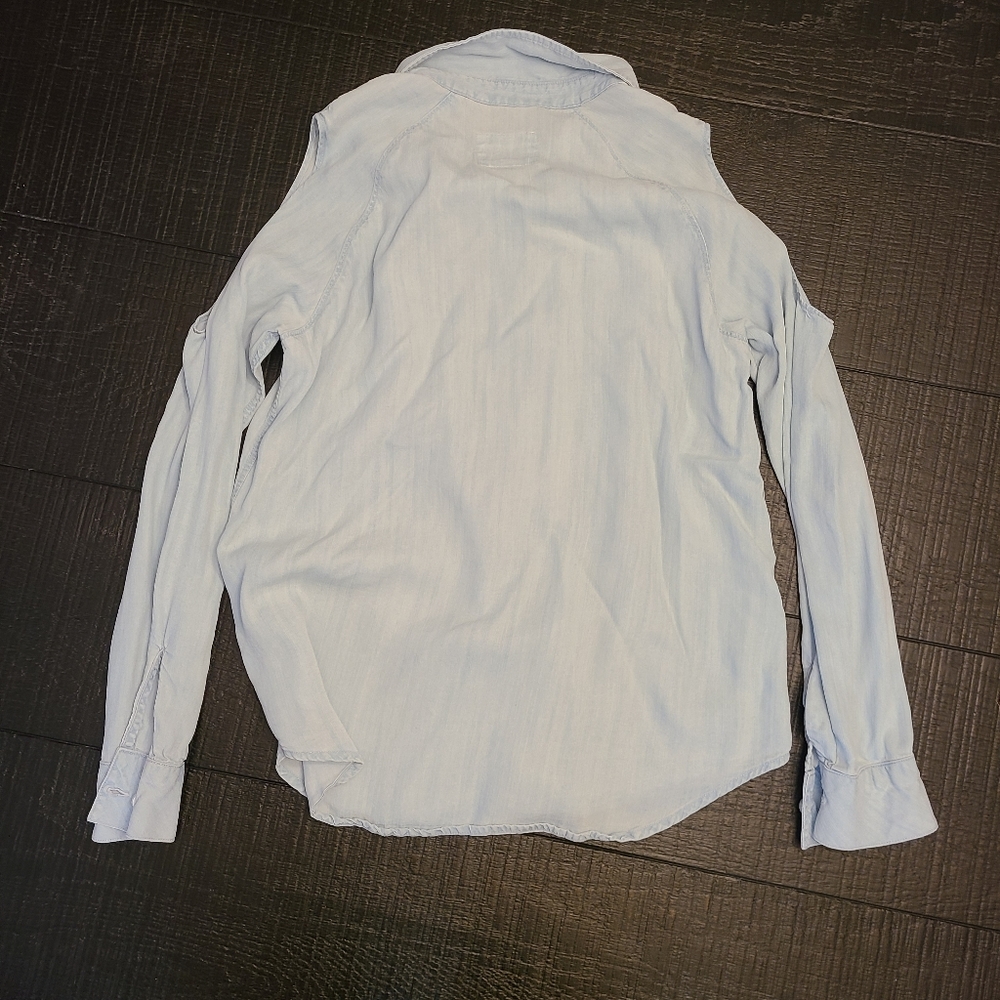 Rails Cold Shoulder Button Down - image 3